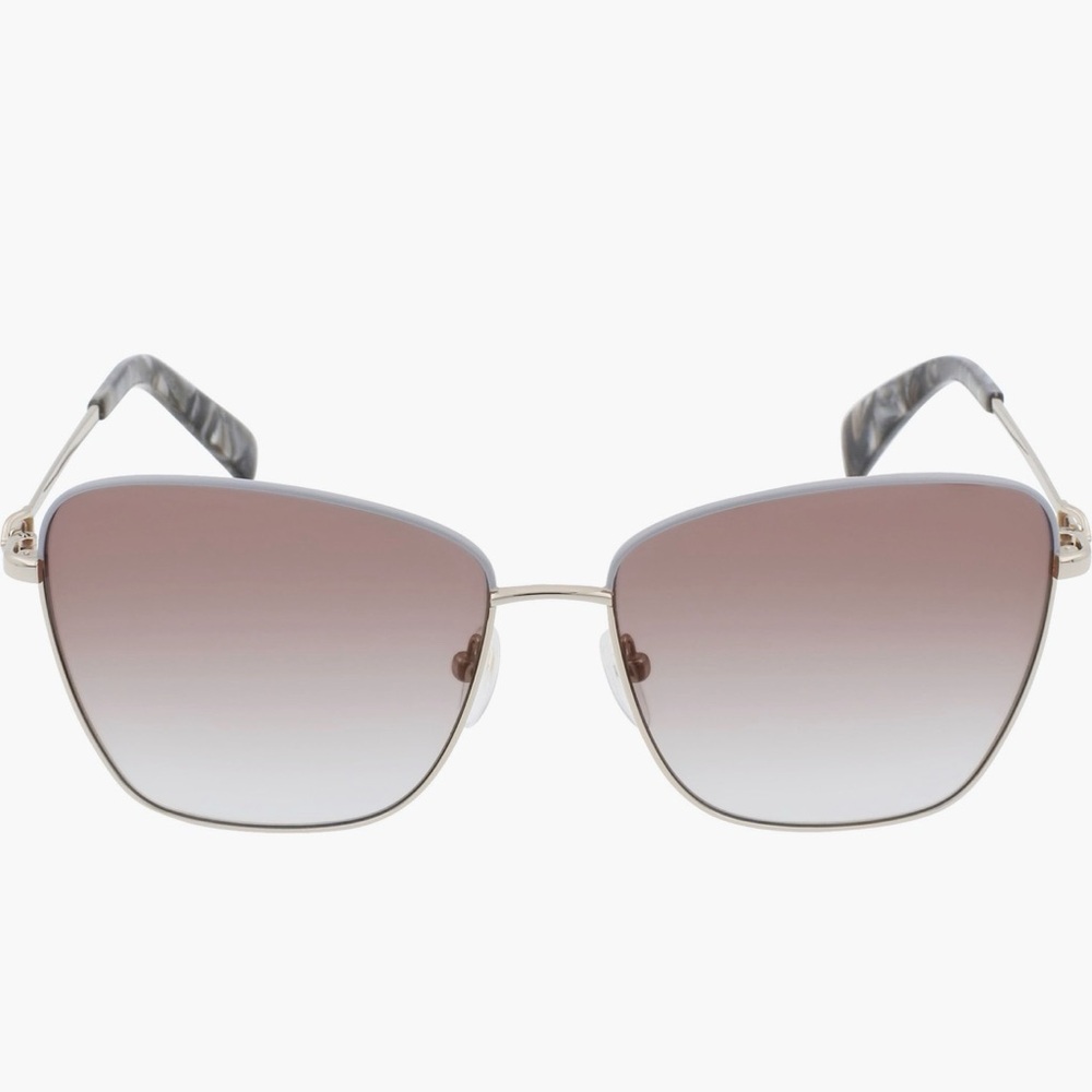 Longchamp Silver and Pink Gradient Sunglasses